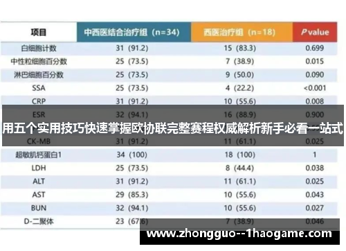 用五个实用技巧快速掌握欧协联完整赛程权威解析新手必看一站式